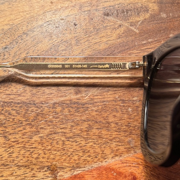 GUCCI ROUND-FRAME ACETATE SUNGLASSES - Picture 5 of 6